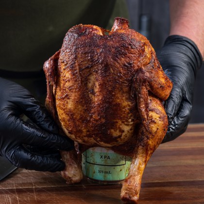 Low & Slow - BBQ Beer Can Chicken with Kansas spices