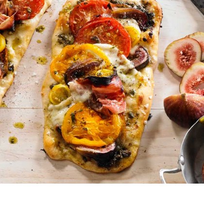 Tomato, Basil & Fig Pizza