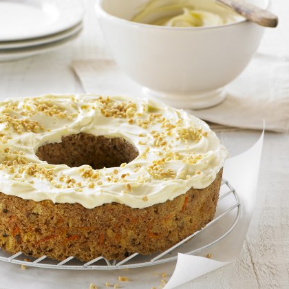 Carrot Cake With Pineapple And Walnut Cream Cheese Frosting