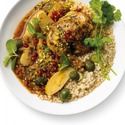 Chermoula Chicken and Green Olive Tagine