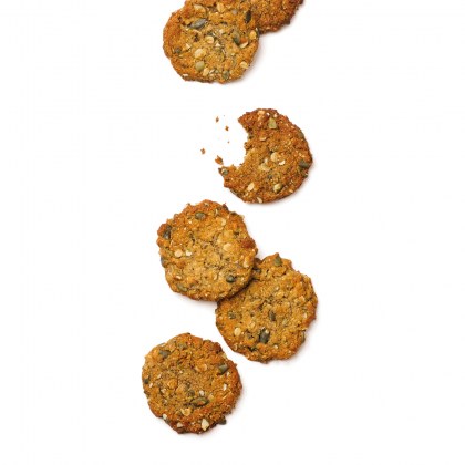 Chewy Oat, Pepita and LSA Cookies