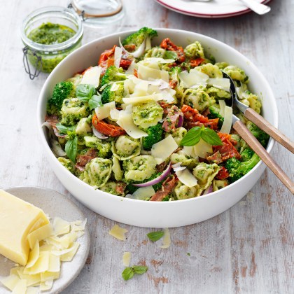 Broccoli Pesto Pasta Salad