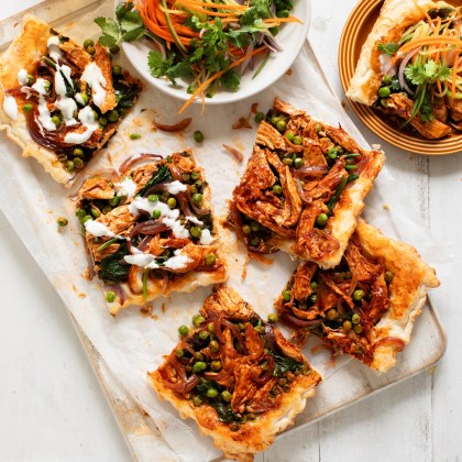 Butter Chicken Upside-Down Sheet Pan Pie