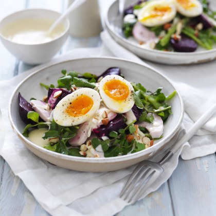 Egg and Chicken Salad Bowl