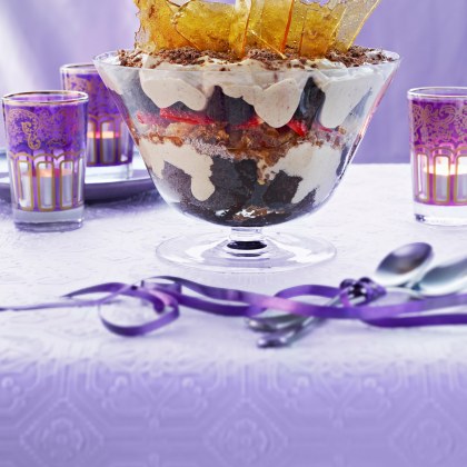Chai, Toffee and Berry Trifle