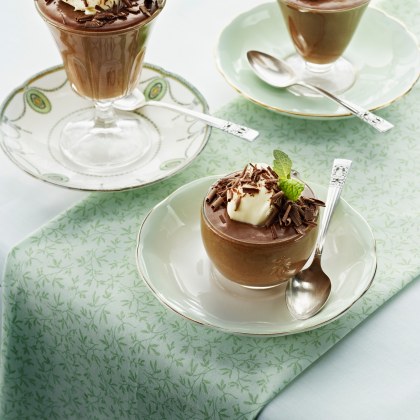 Mint and Dark Chocolate Mousse