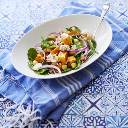 ZOOSH Light Lunch Pumpkin and Chickpea Salad