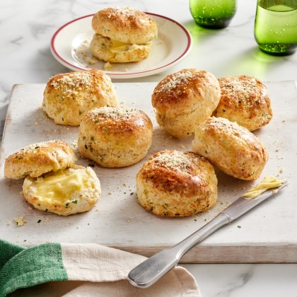 Air Fryer Garlic & Herb Parmesan Scones