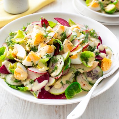 High Protein Rainbow Egg Salad