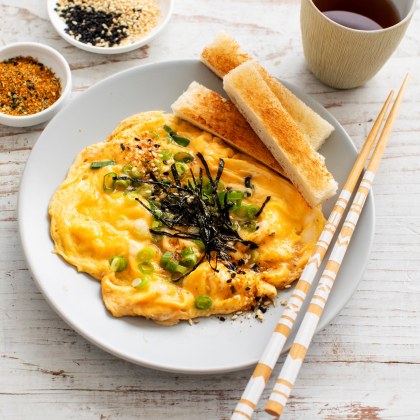Japanese Miso Scrambled Eggs