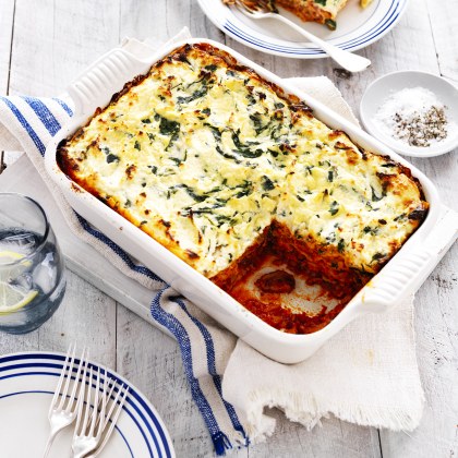 Spinach, Ricotta and Mushroom Lasagne Recipe | myfoodbook | Easy ...