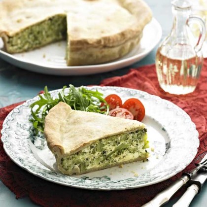 Rustic Tart with Broccoli and ricotta