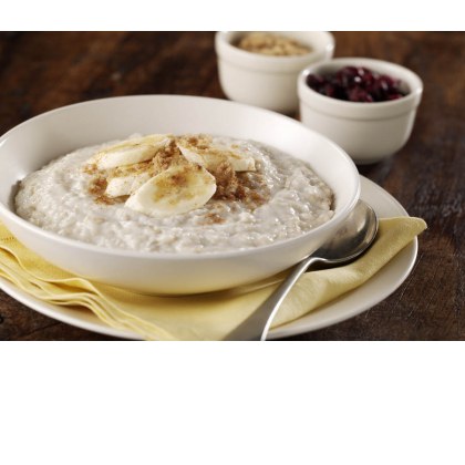 Creamy Porridge With Banana And Cranberry
