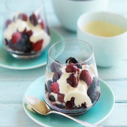 Mixed Berries With Zabaglione