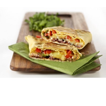 Bacon, Capsicum and Rocket Flat Bread