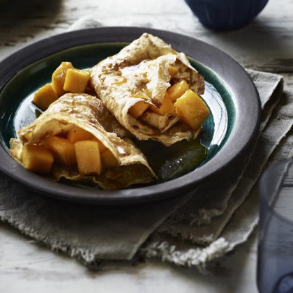 Armagnac and Mango Crepes Recipe | myfoodbook