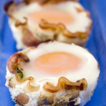 Pancetta and egg muffins
