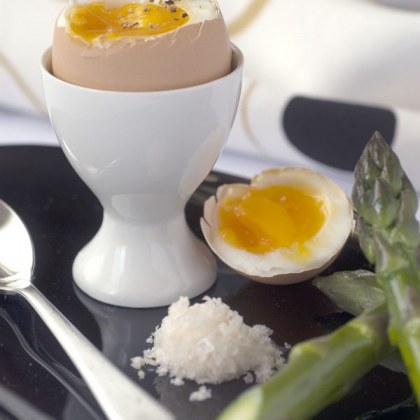 Boiled Egg with Asparagus Soldiers