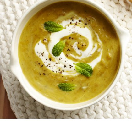 Indian Caramelised Onion and Split Pea Soup