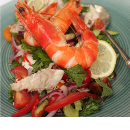 Poached Seafood Salad