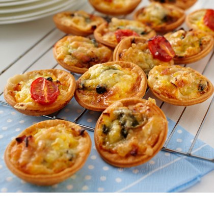 Bacon, Egg and Cheese Tartlets