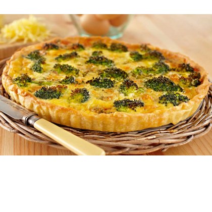 Bacon, Blue Cheese and Broccoli Tart