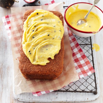 Butter Cake with Passionfruit Butter
