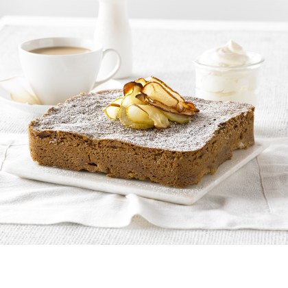 Pear and Ginger Coffee Cake
