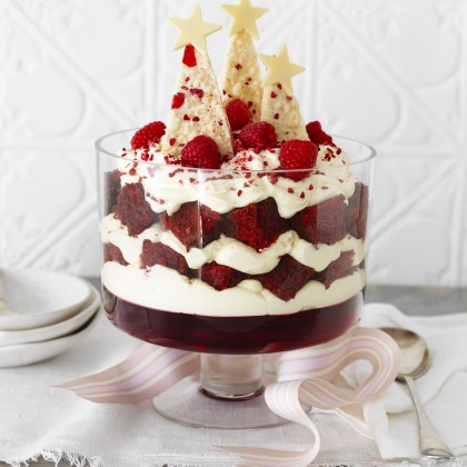 Red Velvet Christmas Trifle