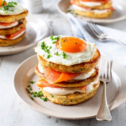 Savoury Pancake Stacks