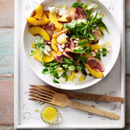 Smoked Duck and Peach Salad