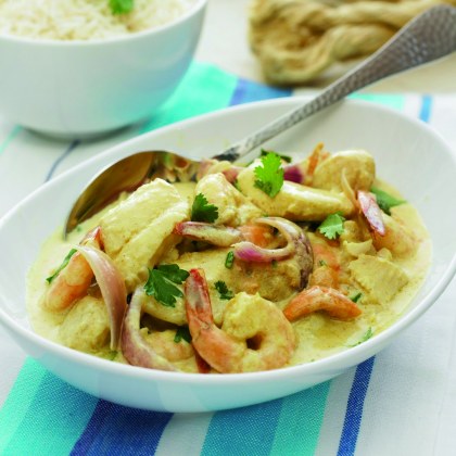 Creamy Curried Seafood