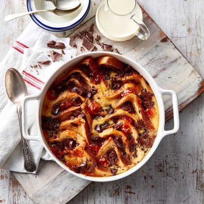 Choc-Orange Bread and Butter Pudding