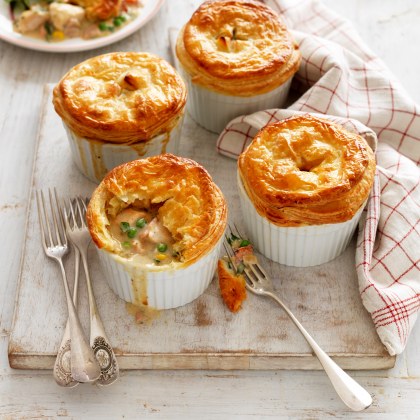 Chicken and Vegetable Pot Pies