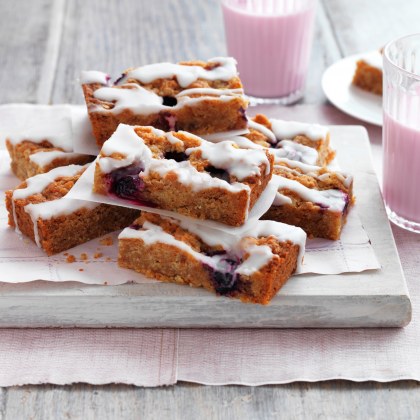 Lemon and Blueberry Weetbix Slice