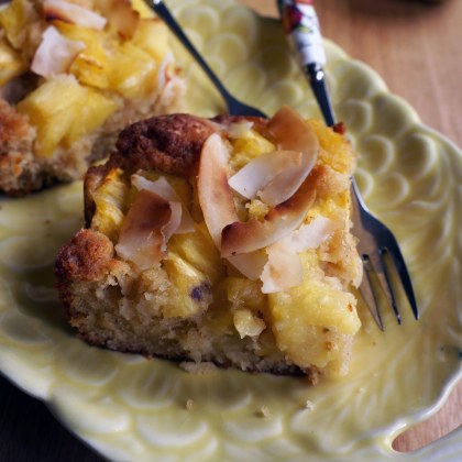 Pineapple and Coconut Slice