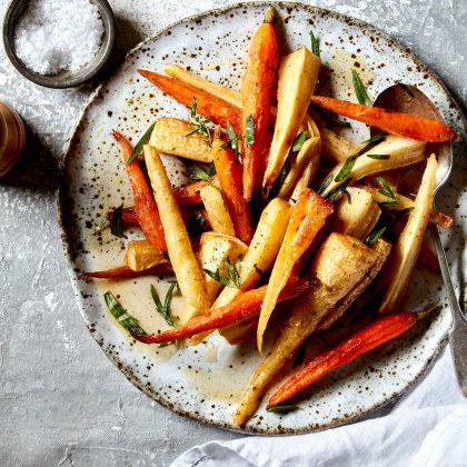 Tarragon and Honey Parsnips and Carrots