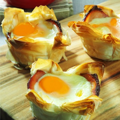 Egg and Bacon Pies