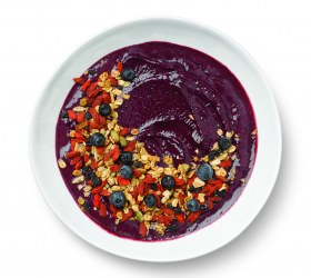 Acai Beet and Berry Smoothie Bowl