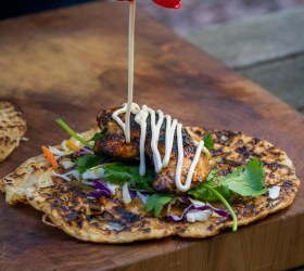 BBQ Balinese Chicken Roti