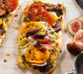 Tomato, Basil & Fig Pizza