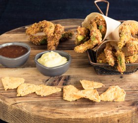 Avocado Fries and Dipping Sauce