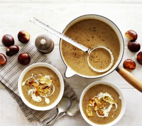 Chestnut and Mushroom Soup