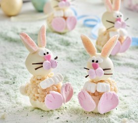 White Crackle Bunnies