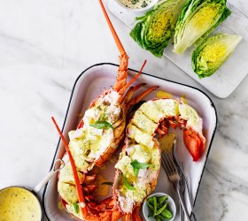 Easy As Australian Lobster with Lemon and Tarragon Butter