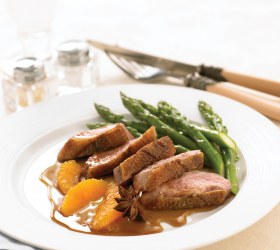 Duck with Spiced Citrus Sauce