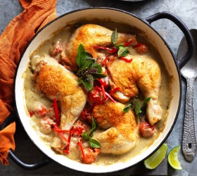 Green Thai Curry Roast Chicken