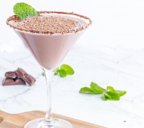 Chocolate Mint Martini Mocktail