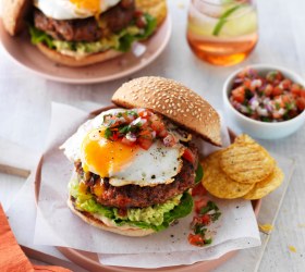 Easy burgers made better with eggs