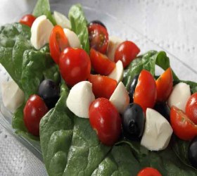 Spinach & Baby Bocconcini Salad